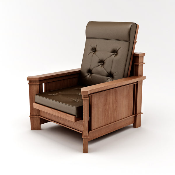 frank lloyd dana obj - Dana Thomas Recliner... by Lajhar 